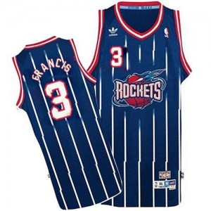Houston Rockets #3 Adidas Throwback Bleu marin Swingman Maillot d'équipe de NBA sortie magasin - Steve Francis pour Homme