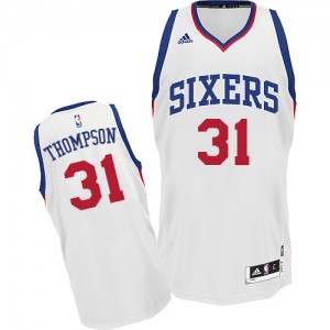 Maillot NBA Philadelphia 76ers #31 Hollis Thompson Blanc Adidas Swingman Home - Homme