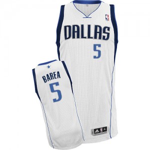 Dallas Mavericks #5 Adidas Home Blanc Authentic Maillot d'équipe de NBA Peu co?teux - Jose Juan Barea pour Homme