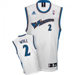 Maillot NBA Blanc John Wall #2 Washington Wizards Swingman Homme Adidas