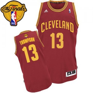 Maillot Swingman Cleveland Cavaliers NBA Road 2015 The Finals Patch Vin Rouge - #13 Tristan Thompson - Homme