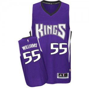 Maillot Authentic Sacramento Kings NBA Road Violet - #55 Jason Williams - Homme