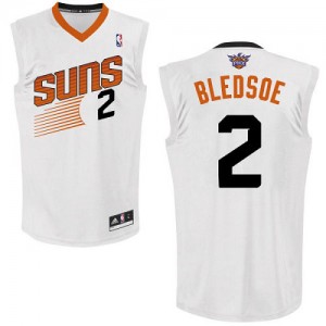 Maillot Adidas Blanc Home Authentic Phoenix Suns - Eric Bledsoe #2 - Homme