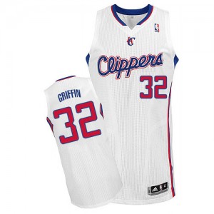 Maillot Authentic Los Angeles Clippers NBA Home Blanc - #32 Blake Griffin - Enfants