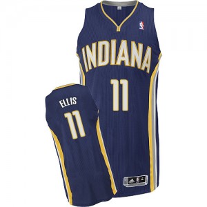 Maillot NBA Bleu marin Monta Ellis #11 Indiana Pacers Road Authentic Homme Adidas