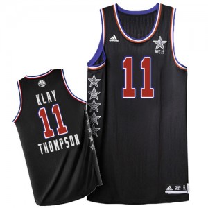 Maillot NBA Authentic Klay Thompson #11 Golden State Warriors 2015 All Star Noir - Homme
