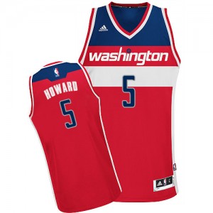 Maillot NBA Washington Wizards #5 Juwan Howard Rouge Adidas Swingman Road - Homme
