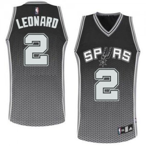San Antonio Spurs #2 Adidas Resonate Fashion Noir Authentic Maillot d'équipe de NBA pas cher en ligne - Kawhi Leonard pour Homme