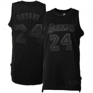 Los Angeles Lakers #24 Adidas Noir / noir Swingman Maillot d'équipe de NBA pour pas cher - Kobe Bryant pour Homme
