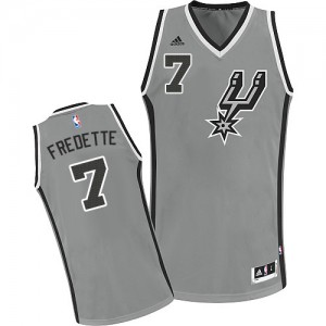 Maillot NBA Gris argenté Jimmer Fredette #7 San Antonio Spurs Alternate Swingman Homme Adidas