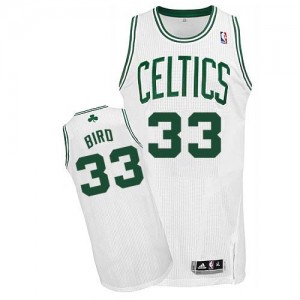 Maillot Adidas Blanc Home Authentic Boston Celtics - Larry Bird #33 - Enfants
