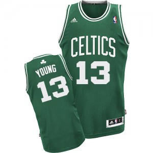 Boston Celtics #13 Adidas Road Vert (No Blanc) Swingman Maillot d'équipe de NBA magasin d'usine - James Young pour Homme