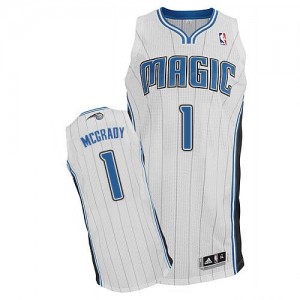 Maillot Adidas Blanc Home Authentic Orlando Magic - Tracy Mcgrady #1 - Homme