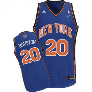 New York Knicks #20 Nike Throwback Bleu royal Swingman Maillot d'équipe de NBA la meilleure qualité - Allan Houston pour Homme