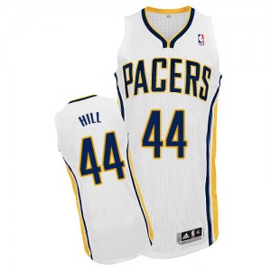 Maillot Adidas Blanc Home Authentic Indiana Pacers - Solomon Hill #44 - Homme