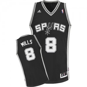 Maillot Swingman San Antonio Spurs NBA Road Noir - #8 Patty Mills - Homme