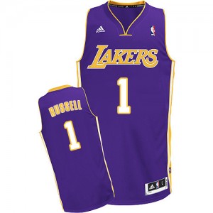 Maillot Swingman Los Angeles Lakers NBA Road Violet - #1 D'Angelo Russell - Homme