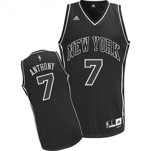 Maillot NBA Swingman Carmelo Anthony #7 New York Knicks Shadow Noir - Homme