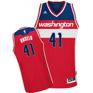 Maillot NBA Swingman Wes Unseld #41 Washington Wizards Road Rouge - Homme