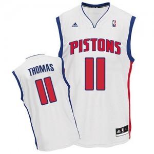 Maillot NBA Swingman Isiah Thomas #11 Detroit Pistons Home Blanc - Homme