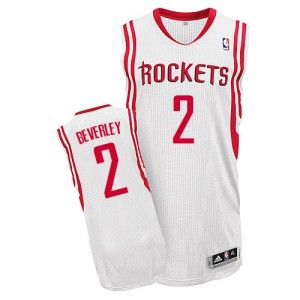 Houston Rockets Patrick Beverley #2 Home Authentic Maillot d'équipe de NBA - Blanc pour Homme