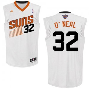 Phoenix Suns Shaquille O'Neal #32 Home Swingman Maillot d'équipe de NBA - Blanc pour Homme