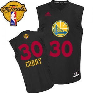 Golden State Warriors #30 Adidas New Fashion 2015 The Finals Patch Noir Authentic Maillot d'équipe de NBA Soldes discount - Stephen Curry pour Homme