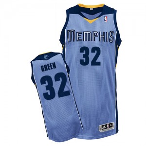 Maillot Authentic Memphis Grizzlies NBA Alternate Bleu clair - #32 Jeff Green - Homme