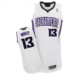 Maillot Authentic Sacramento Kings NBA Home Blanc - #13 Luc Mbah a Moute - Homme
