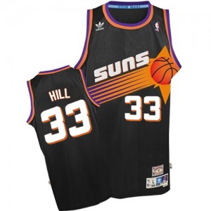 Maillot Adidas Noir Throwback Authentic Phoenix Suns - Grant Hill #33 - Homme