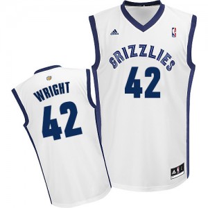 Maillot Swingman Memphis Grizzlies NBA Home Blanc - #42 Lorenzen Wright - Homme