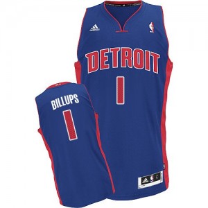 Detroit Pistons #1 Adidas Road Bleu royal Swingman Maillot d'équipe de NBA magasin d'usine - Chauncey Billups pour Homme