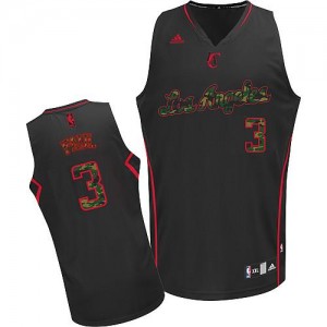 Los Angeles Clippers #3 Adidas Fashion Camo noir Swingman Maillot d'équipe de NBA la vente - Chris Paul pour Homme