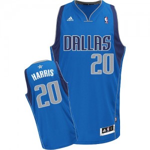 Dallas Mavericks Devin Harris #20 Road Swingman Maillot d'équipe de NBA - Bleu royal pour Homme