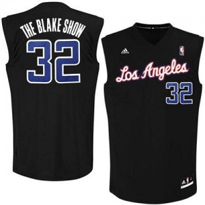 Los Angeles Clippers #32 Adidas The Blake Show Noir Authentic Maillot d'équipe de NBA en vente en ligne - Blake Griffin pour Homme