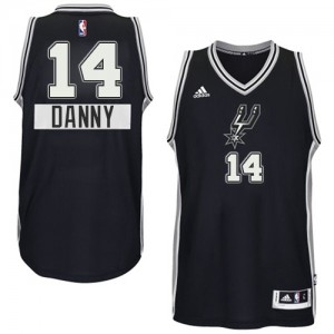 San Antonio Spurs Danny Green #14 2014-15 Christmas Day Swingman Maillot d'équipe de NBA - Noir pour Homme