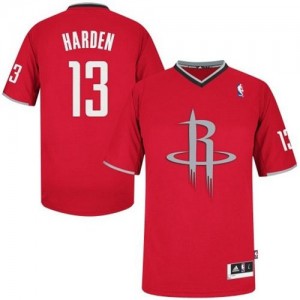 Maillot Authentic Houston Rockets NBA 2013 Christmas Day Rouge - #13 James Harden - Homme