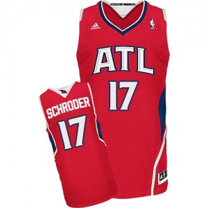 Maillot Swingman Atlanta Hawks NBA Alternate Rouge - #17 Dennis Schroder - Homme