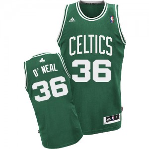 Maillot Adidas Vert (No Blanc) Road Swingman Boston Celtics - Shaquille O'Neal #36 - Homme