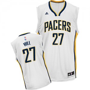 Maillot NBA Swingman Jordan Hill #27 Indiana Pacers Home Blanc - Homme