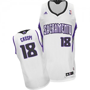 Maillot NBA Swingman Omri Casspi #18 Sacramento Kings Home Blanc - Homme