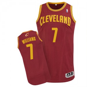Maillot Authentic Cleveland Cavaliers NBA Road Vin Rouge - #7 Mo Williams - Homme