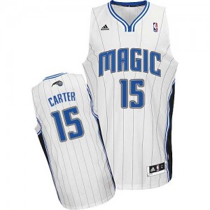 Orlando Magic #15 Adidas Home Blanc Swingman Maillot d'équipe de NBA Prix d'usine - Vince Carter pour Homme