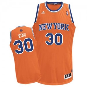 Maillot Swingman New York Knicks NBA Alternate Orange - #30 Bernard King - Homme