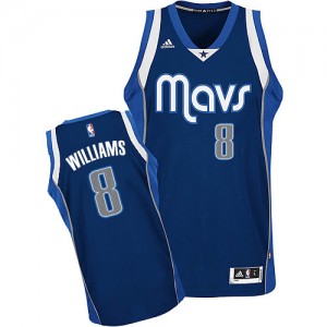Maillot NBA Swingman Deron Williams #8 Dallas Mavericks Alternate Bleu marin - Homme