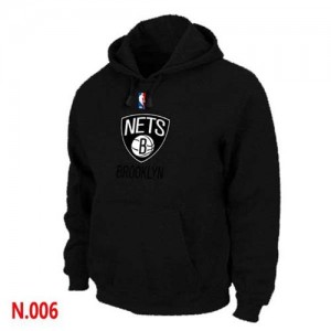 Brooklyn Nets Sweat à capuche d'équipe de NBA - Noir pour Homme