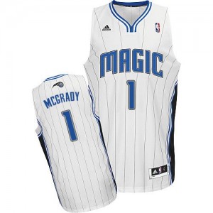 Maillot NBA Blanc Tracy Mcgrady #1 Orlando Magic Home Swingman Homme Adidas