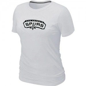 T-shirt principal de logo San Antonio Spurs NBA Big & Tall Blanc - Femme