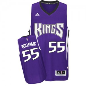 Maillot Adidas Violet Road Swingman Sacramento Kings - Jason Williams #55 - Homme