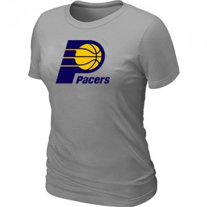 T-shirt principal de logo Indiana Pacers NBA Big & Tall Gris - Femme